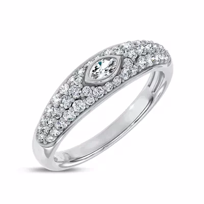 Sequin Marquise Lab Diamond Band by Christian Siriano