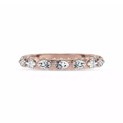 Fireworks Marquise Lab Diamond Band