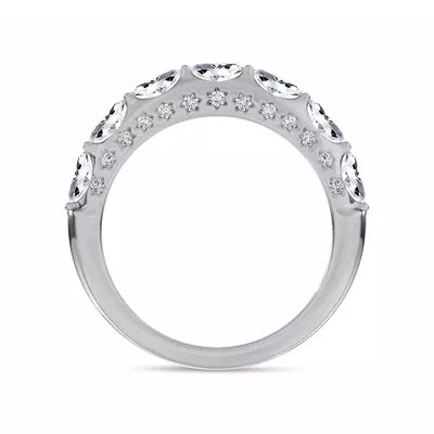 Fireworks Marquise Diamond Band