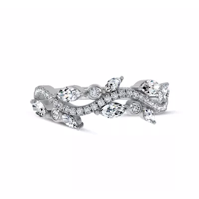 Wildflower Diamond Band