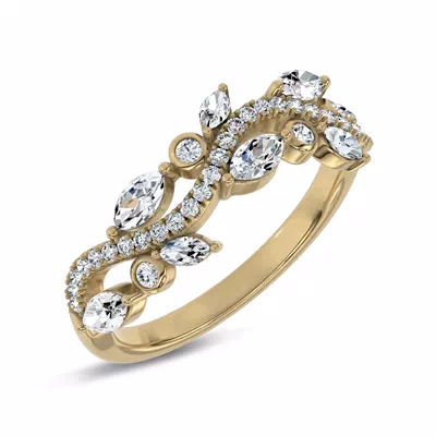 Wildflower Diamond Band