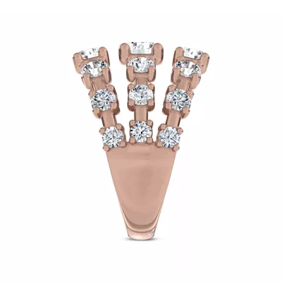 Starlight Graduated Triple Row Lab Diamond Band (2.00 ct. tw.)
