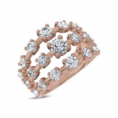 Starlight Graduated Triple Row Diamond Band (2.00 ct. tw.)