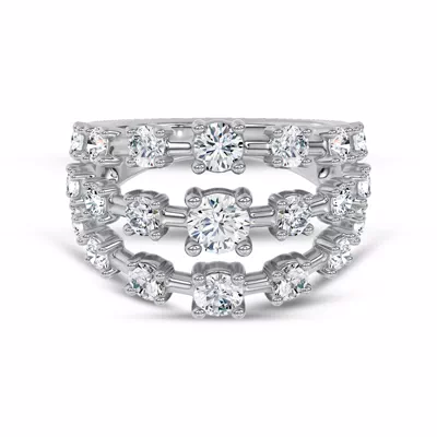 Starlight Graduated Triple Row Diamond Band (2.00 ct. tw.)