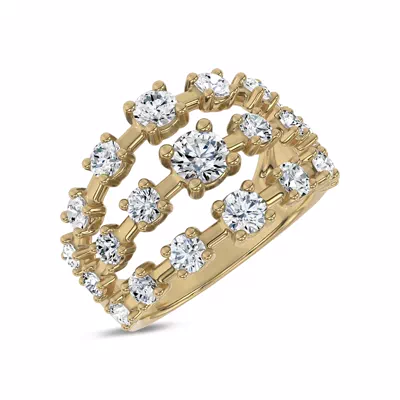 Starlight Graduated Triple Row Diamond Band (2.00 ct. tw.)