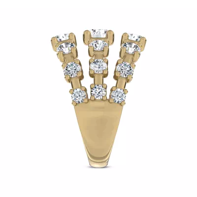 Starlight Graduated Triple Row Diamond Band (2.00 ct. tw.)