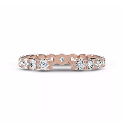Ouvre Round Diamond Open Eternity Band