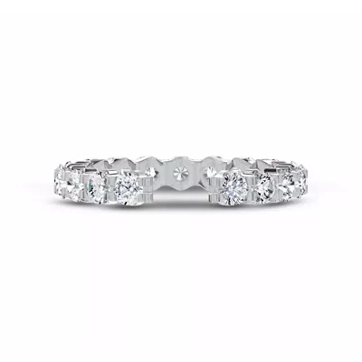 Ouvre Round Lab Diamond Open Eternity Band