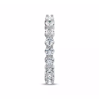 Ouvre Round Lab Diamond Open Eternity Band