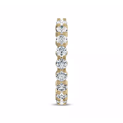 Ouvre Round Lab Diamond Open Eternity Band