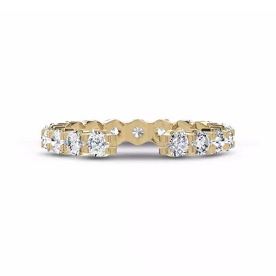 Ouvre Round Diamond Open Eternity Band