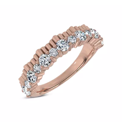 Scalloped Pavé Diamond Band (1.00 ct. tw.)