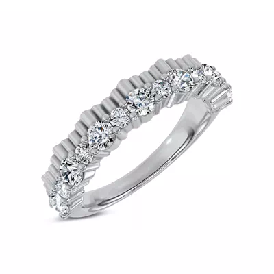 Scalloped Pavé Diamond Band (1.00 ct. tw.)