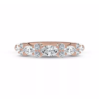 Marquise Duo Lab Diamond Band