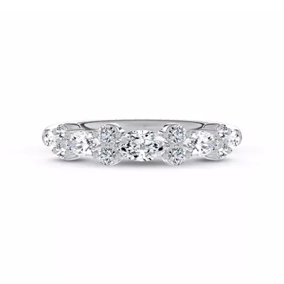 Marquise Duo Lab Diamond Band