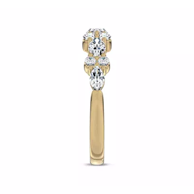 Marquise Duo Lab Diamond Band