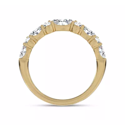 Marquise Duo Lab Diamond Band