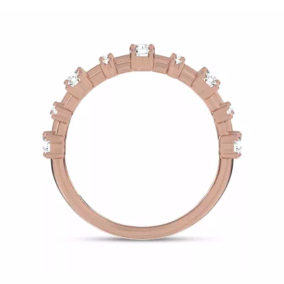 Starlight Triple Row Diamond Band