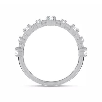 Starlight Triple Row Diamond Band