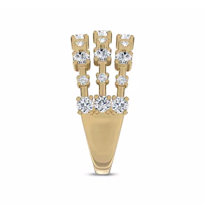 Starlight Triple Row Lab Diamond Band