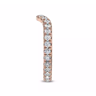 Boda Curved Diamond Eternity Band (2.5mm)
