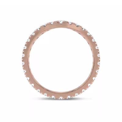 Linda Curved Diamond Eternity Band (2.5mm)