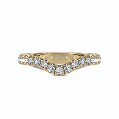 Linda Curved Diamond Eternity Band (2.5mm)