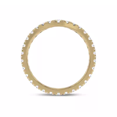 Linda Curved Diamond Eternity Band (2.5mm)