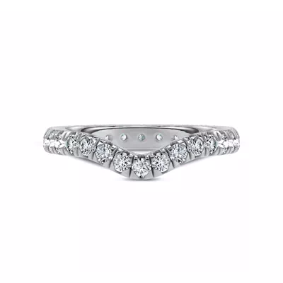Linda Curved Lab Diamond Eternity Band (2.5mm)