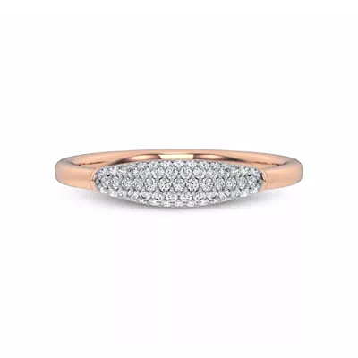 Mirage Lab Pavé Dome Ring