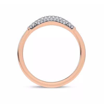 Mirage Lab Pavé Dome Ring