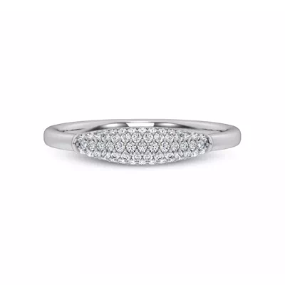 Mirage Lab Pavé Dome Ring