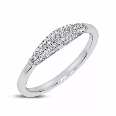 Mirage Lab Pavé Dome Ring