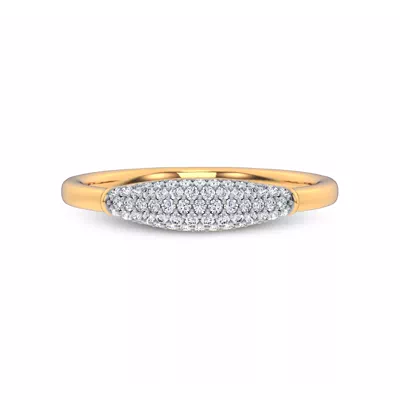 Mirage Lab Pavé Dome Ring