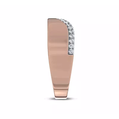 Costa Wide Pavé Diamond Band