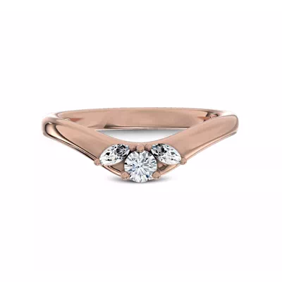 Elysium Curved Lab Diamond Band