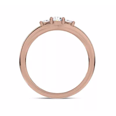 Elysium Curved Lab Diamond Band