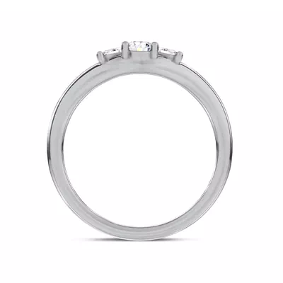 Elysium Curved Lab Diamond Band