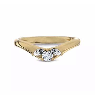 Elysium Curved Diamond Band