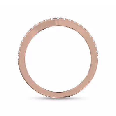 Boda Curved Pavé Diamond Band (1.5mm)