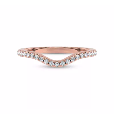 Boda Curved Pavé Lab Diamond Band (1.5mm)