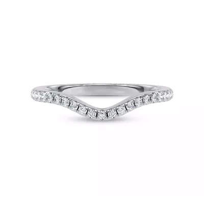 Boda Curved Pavé Lab Diamond Band (1.5mm)