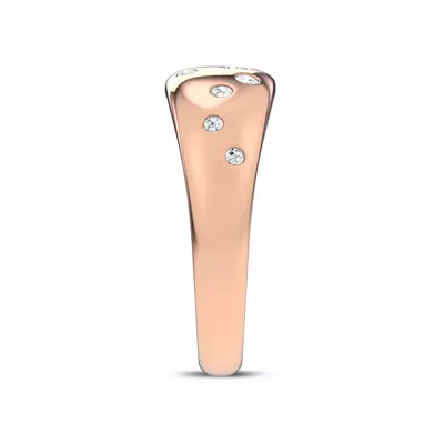 Lustra Wide Diamond Band