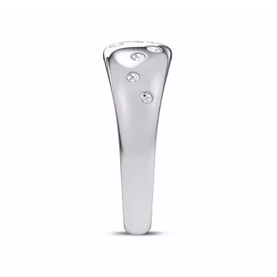 Lustra Wide Diamond Band