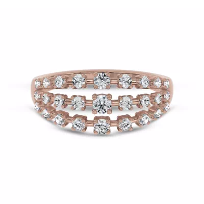Starlight Graduated Triple Row Diamond Band (1.00 ct. tw.)