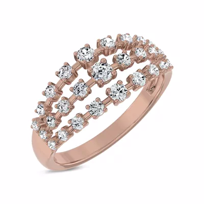 Starlight Graduated Triple Row Diamond Band (1.00 ct. tw.)