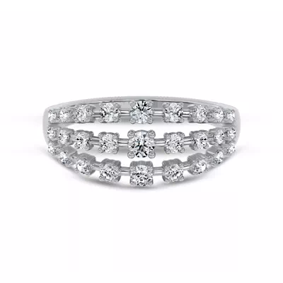 Starlight Graduated Triple Row Lab Diamond Band (1.00 ct. tw.)