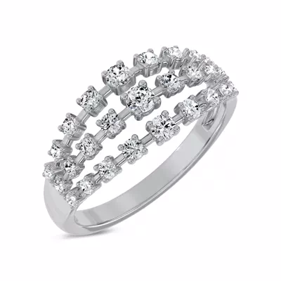 Starlight Graduated Triple Row Lab Diamond Band (1.00 ct. tw.)