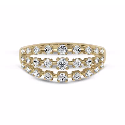 Starlight Graduated Triple Row Diamond Band (1.00 ct. tw.)