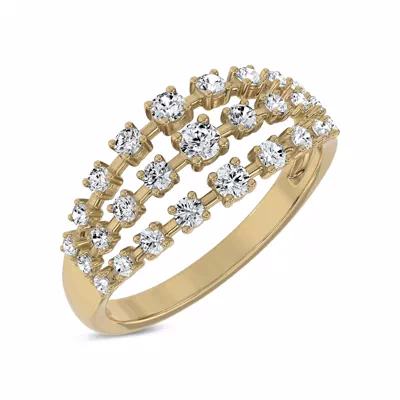 Starlight Graduated Triple Row Diamond Band (1.00 ct. tw.)